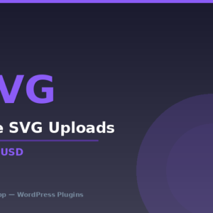 Safe SVG Uploads