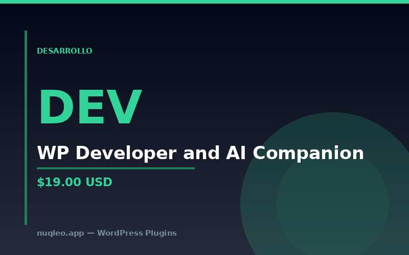 WP Developer and AI Companion